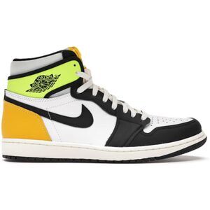 Nike‎ Jordan 1 Retro High White Black Volt University Gold Size 10 NWT
